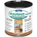 Seal-Once 1Qt Light Brown Marine Grade Premium Semi-Transparent Stain & Sealer
