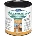 Seal-Once 1Qt Natural Marine Grade Premium Semi-Transparent Stain & Sealer