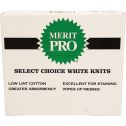 Merit Pro #10 8lb Green Label Box of Choice White Knit Rags