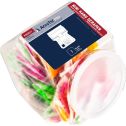AccuTec Neon Mini Scraper w/Blade Assorted Colors (Case of 100)
