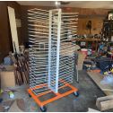 PaintLine 50-Shelf Mobile Pro Drying Rack