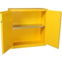 Jamco 18" x 43" x 44" Yellow Flammable Liquid Storage Safety Cabinet w/Self Closing Door