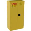 Jamco 18" x 34" x 65" Yellow Flammable Liquid Storage Safety Cabinet w/Self Closing Door