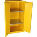 Jamco 34" x 34" x 65" Yellow Flammable Liquid Storage Safety Cabinet w/Self Closing Door