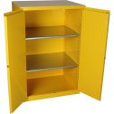 Jamco 34" x 43" x 65" Yellow Flammable Liquid Storage Safety Cabinet w/Self Closing Door