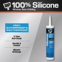 T4P DAP White 100% Silicone & Dripless Caulk Gun Bundle