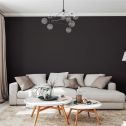 Rust-Oleum 1gal Black Eggshell SURE COLOR Interior Wall Paint