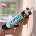 DAP Alex Plus 10.1oz White All Purpose Acrylic Latex Caulk Plus Silicone