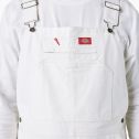 Dickies White Painter Bib Overalls
