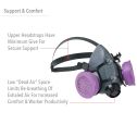 Honeywell 550030 Half Mask Respirators