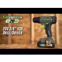 Genesis 20V 2-Speed 3/8" Drill / Driver