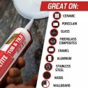 Loctite 5.5oz 2-n-1 Paintable Tub & Tile Sealants
