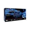 Microflex 7.5mil Diamond Grip Latex Gloves 100pk