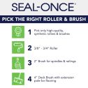 Seal-Once Marine Grade Pre-Mixed Semi-Transparent Premium Wood Stain & Sealer
