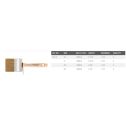 Wooster Bravo Stainer Bristle/Polyester Stain Brushes