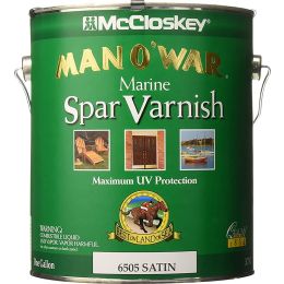 McCloskey 1gal Satin Man-O-War Spar Varnish (High Performance)