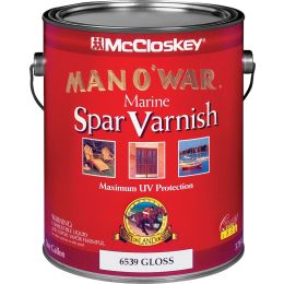 McCloskey 1gal Gloss Man-O-War Spar Varnish (Low Odor)