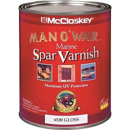 McCloskey 1Qt Gloss Man-O-War Spar Varnish (Low Odor)