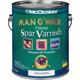 McCloskey 1gal Satin Man-O-War Spar Varnish (Maximum Performance)