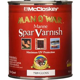 McCloskey 1Qt Gloss Man-O-War Spar Varnish (Maximum Performance)