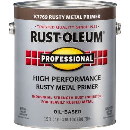 Rust-Oleum 1gal Flat Red Professional Metal Primer Paint (High Performance)