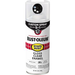 Rust-Oleum 12oz Gloss Clear 5-in-1 Stops Rust Spray Paint