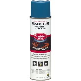 Rust-Oleum 17oz Caution Blue Industrial Choice Water-Based Inverted Marking Spray Paint