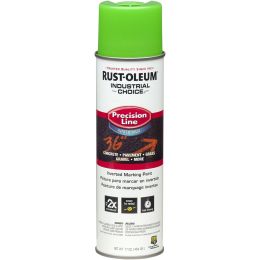 Rust-Oleum 17oz Fluorescent Green Industrial Choice Water-Based Inverted Marking Spray Paint
