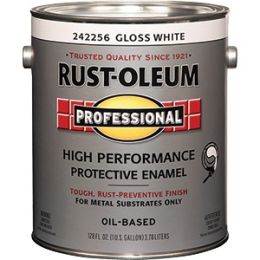 Rust-Oleum 1gal Gloss White Professional Oil Based Enamel (Low Odor)