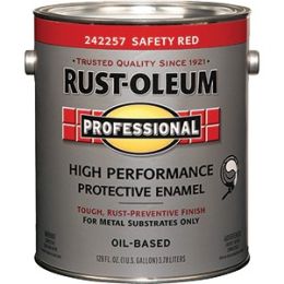 Rust-Oleum 1gal Safety Red Professional Oil Based Enamel Paint (Low Odor)