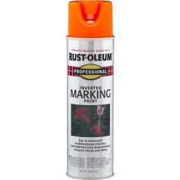 Rust-Oleum 15oz Fluorescent Orange Professional Inverted Marking Spray Paint