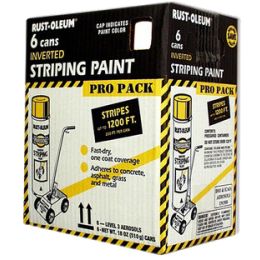 Rust-Oleum 18oz White Professional Line Stripping Paint - Contractor Pack (6pk)