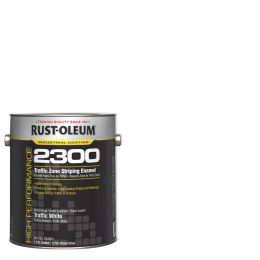 Rust-Oleum 1gal Semi-Gloss White Traffic and Zone Striping Paint