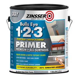 Zinsser 1gal Gray Bullseye 1-2-3 Primer