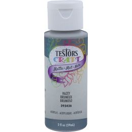 Testors Craft 2oz Hazey Matte Acrylic Paint