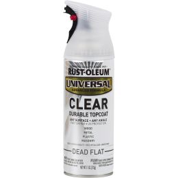 Rust-Oleum 11oz Dead Flat Clear Durable Topcoat Universal Spray