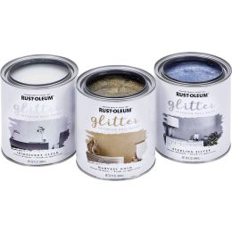 Rust-Oleum Qt Iridescent Clear Glitter Int Wall Paint