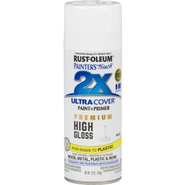 Rust-Oleum 12oz High Gloss White 2X Ultra Cover White Spray