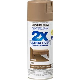 Rust-Oleum 12oz Satin Nutmeg 2X Ultra Cover Painters Touch Spray Paint