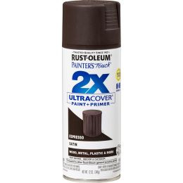 Rust-Oleum 12oz Satin Espresso 2X Ultra Cover Painters Touch Spray Paint