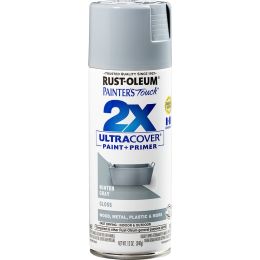 Rust-Oleum 12oz Gloss Winter Gray 2X Ultra Cover Painters Touch Spray Paint