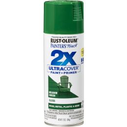 Rust-Oleum 12oz Gloss Meadow Green 2X Ultra Cover Painters Touch Spray Paint