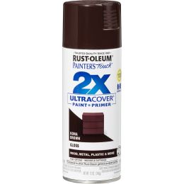 Rust-Oleum 12oz Gloss Kona Brown 2X Ultra Cover Painters Touch Spray Paint
