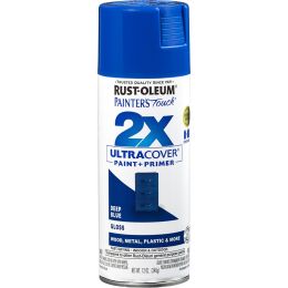 Rust-Oleum 12oz Gloss Deep Blue 2X Ultra Cover Painters Touch Spray Paint