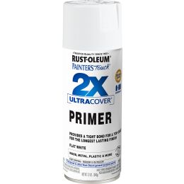 Rust-Oleum 12oz White Primer 2X Ultra Cover Painters Touch Spray Paint