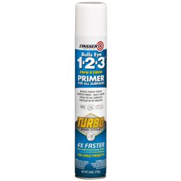 Zinsser 26oz Bullseye 1-2-3 White Turbo Spray