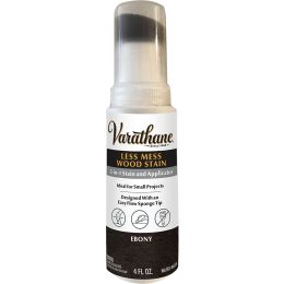 Varathane 4oz Semi-Transparent Ebony Water-Based Less Mess 2-in-1 Wood Stain & Applicator