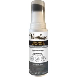 Varathane 4oz Semi-Transparent Smoke Gray Water-Based Less Mess 2-in-1 Wood Stain & Applicator