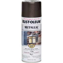 Rust-Oleum 11oz Dark Bronze Metallic Stops Rust Spray Paint