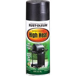 Rust-Oleum 12oz Black BBQ High Heat Specialty Spray Paint Enamel